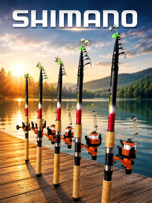 Удочка комплект "SHIMANO" для мирных рыб 199.000 сум