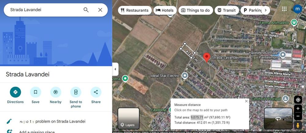 Oportunitate dezvoltatori! Teren 9000 mp Dobroiesti - Pantelimon.