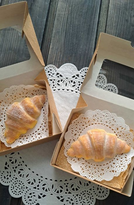 Необычные подарки! "Мини-круассан", МЫЛО ручной работы.