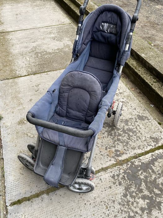 Carucior dublu tandem pentru 2 copii