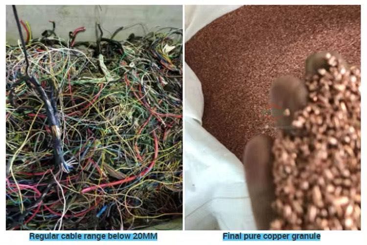 Mașina De Granulare Pentru Reciclare A Cablurilor electrice granulator