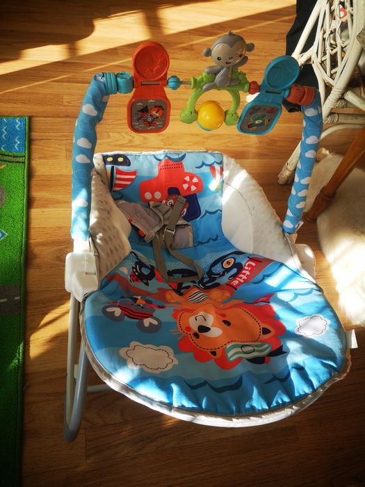 Шезлонг BABY спа  СИН