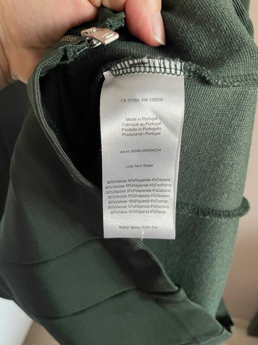 J.Lindeberg Тъмно зелена рокля по тялото, размер S