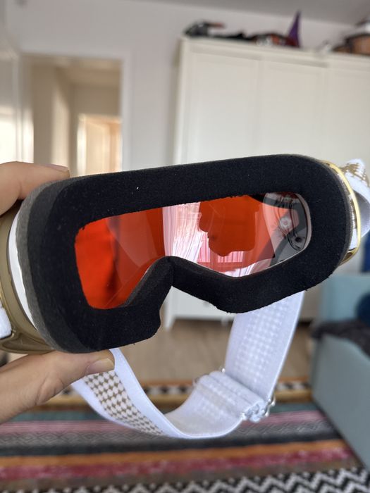 Ochelari ski dama Bolle Duchess white&gold