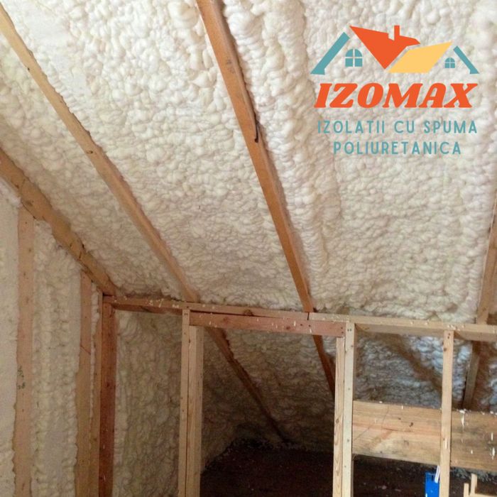 Izolații cu spumă poliuretanică premium-IZOMAX(mansarde, hale, tavane)