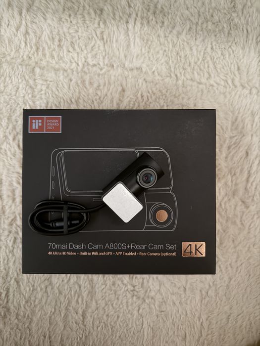 Camera spate 70mai MiDrive RC06, full HD la 30 fps, unghi vizualizare 130°, compatibila cu Midrive A500S, Midrive A800S, Midrive A800