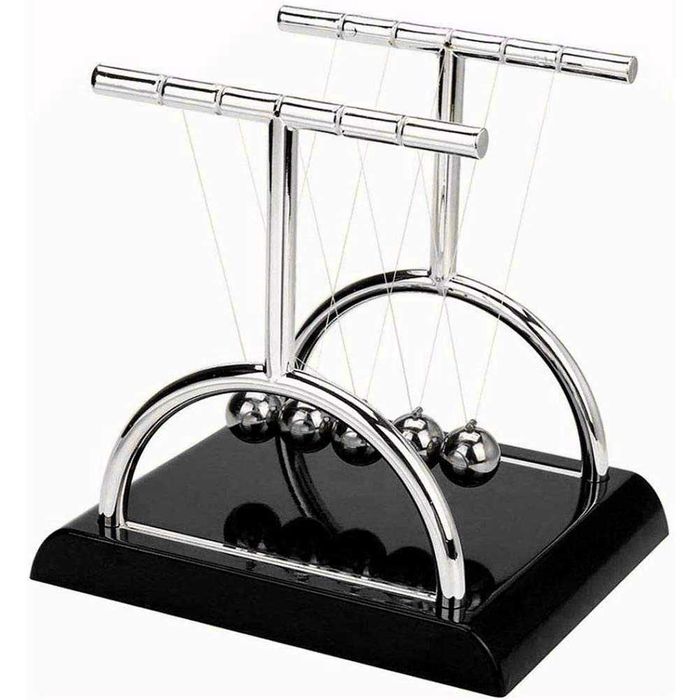 ЛЮЛКА НА НЮТОН.ПЕРПЕТУУМ МОБИЛЕ ЛЮЛКАТА NEWTON'S CRADLE. БЛЪСКАЩИ МЕТАЛНИ ТОПЧЕТА.НАУЧНА ИГРАЧКА. ФИЗИКА ЗА ДЕЦА. ОБРАЗОВАТЕЛНА ИГРА АНТИСТРЕС ТОПЧЕТА