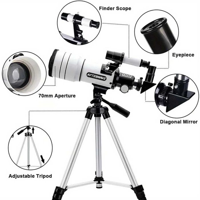 ТЕЛЕСКОП 30070MM pro Refractor telescope TELESKOP Полный комплект