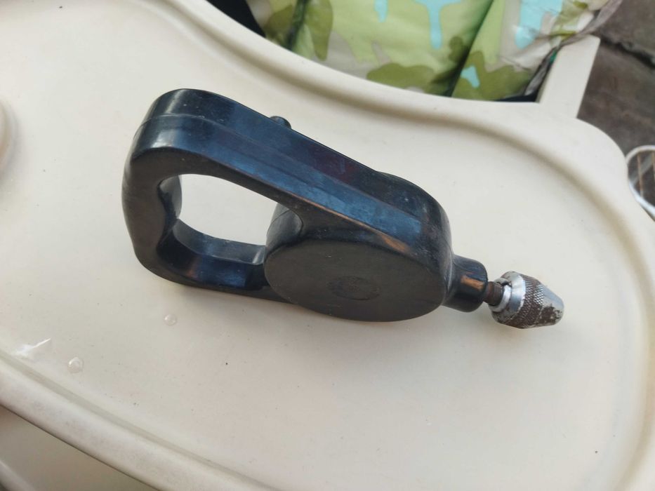 Ръчна дрелка, механична бормашина, ретро маткап