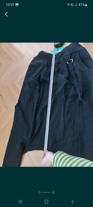 Pantaloni trening cu sezut/tur lasat unisex