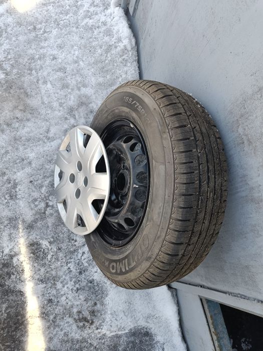 Продам автошины на дисках с колпаками шевролет, комплект!