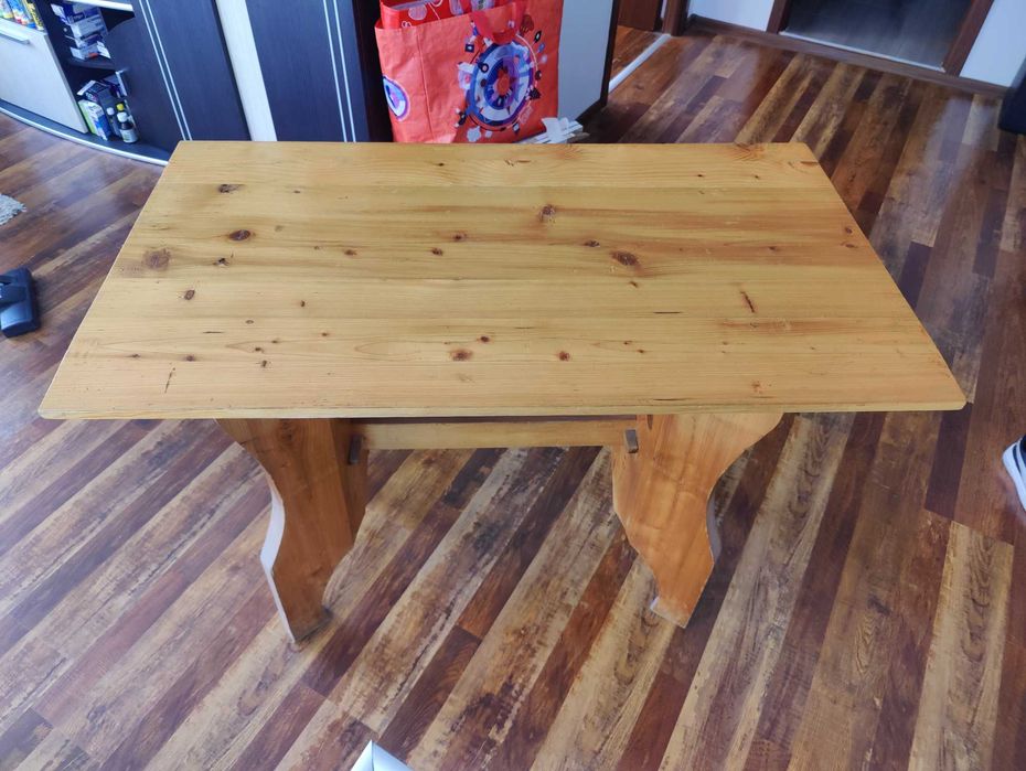 Masă lemn masiv - 105 x 59 x 78