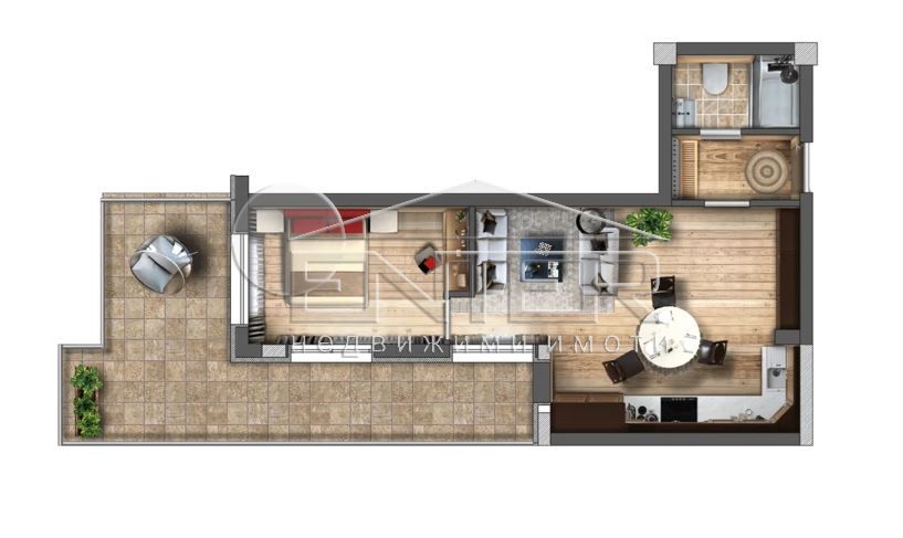 Продава се Двустаен апартамент в Варна, Левски - 93 кв.м за 1293 €/кв.м - Снимка #3