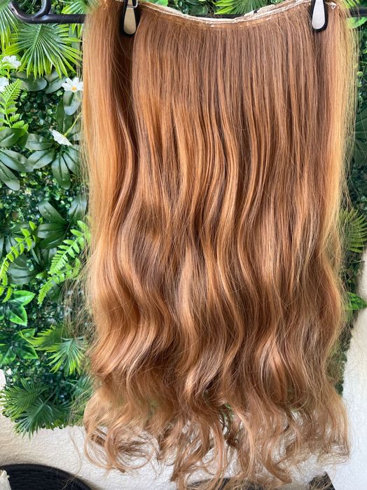 Изкуствена коса на цял ред с клипси!