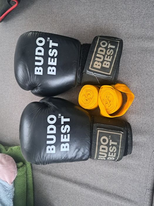 Mănuși de box Budo Best + tibiere