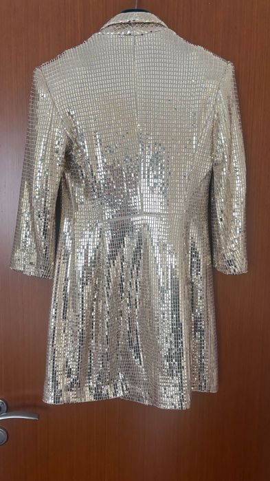 Златна рокля ZARA