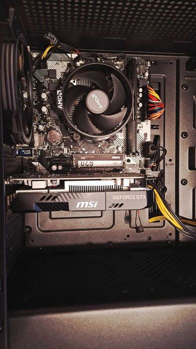 RYZEN 5 4500,GTX 1650 – Гейминг PC Отлично състояние + цял  комплект