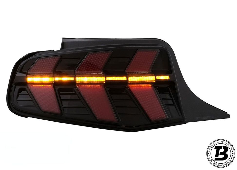Stopuri LED compatibile cu Ford Mustang V Smoke Design Semnalizare Dinamica