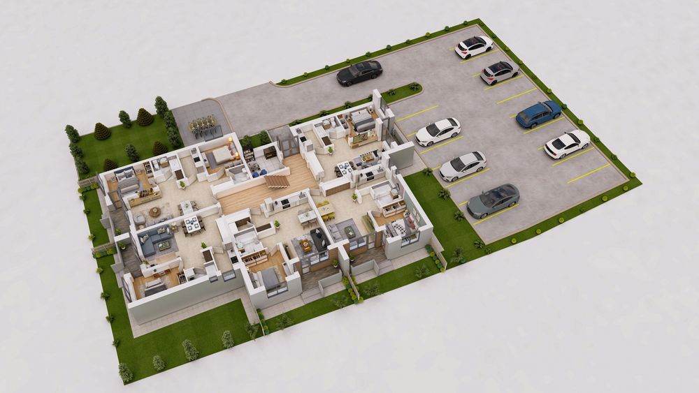 Apartamente NOI cu 2- 3 camere,zona Semicentrala