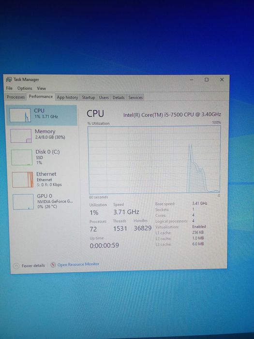 Placa de baza BioStar model TB250 BTC PRO + Intel i5 7500  3.4Ghz