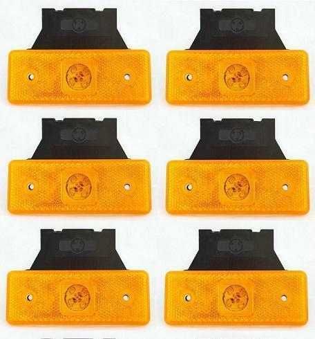 1бр. диодни Лед LED габарити светлини с 4 диода 12-24V , 3 цвята