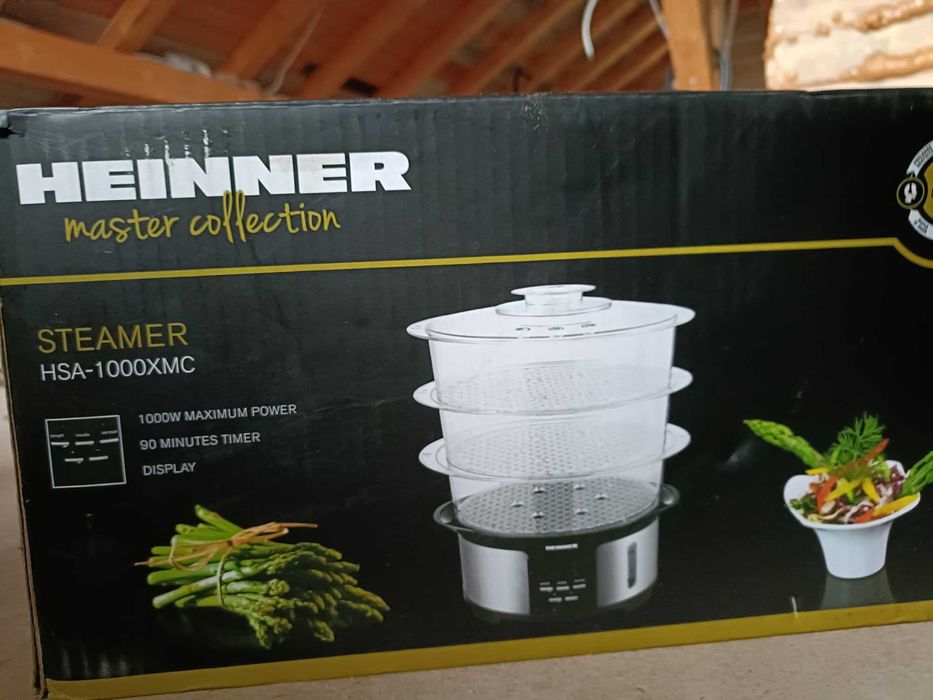 Aparat de gatit cu aburi Heinner