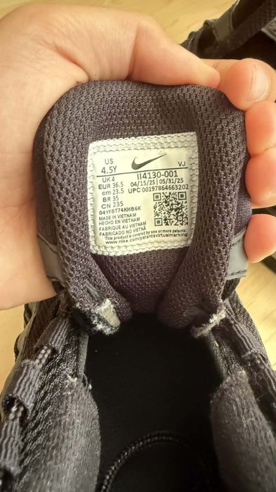 Nike air max 95 номер 36.5 черни