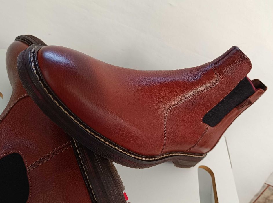 Ghete chelsea 41 plain toe premium LLOYD NOI piele naturala moale