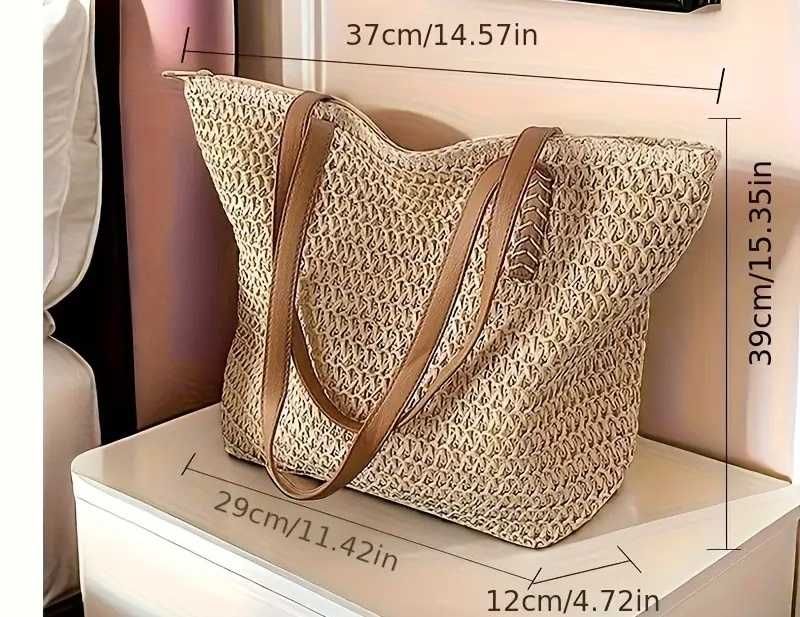 Нова кръгла плетена чанта с бохемски акцент , бохо чанта, цена 40 лв