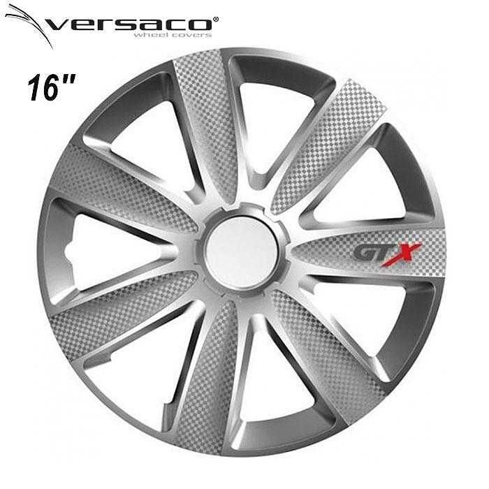 Тасове VERSACO Carbon GTX Silver - к-т 4 бр. 13", 14", 15", 16"