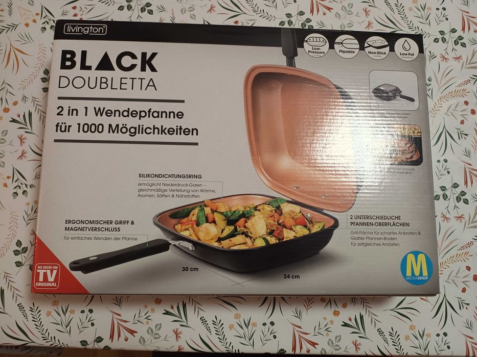 Tigaie Black Doubletta + tigaie fontă bonus