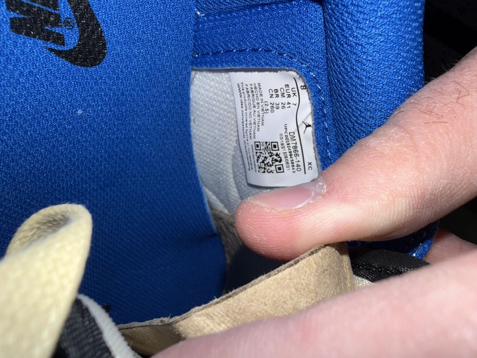 Jordan 1 Travis Scott Fragment marimea 41 si 42