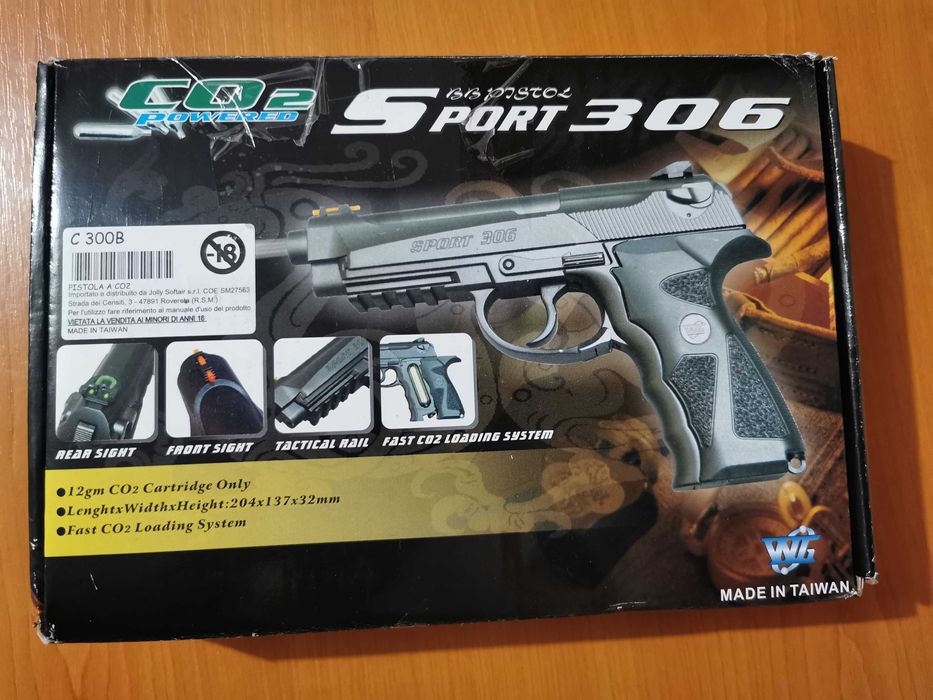 Pistol Airsoft Modificat 5J !! (cu Aer Comprimat)