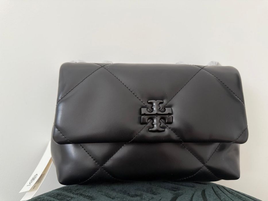 Geanta Tory Burch Kira Chevron neagra