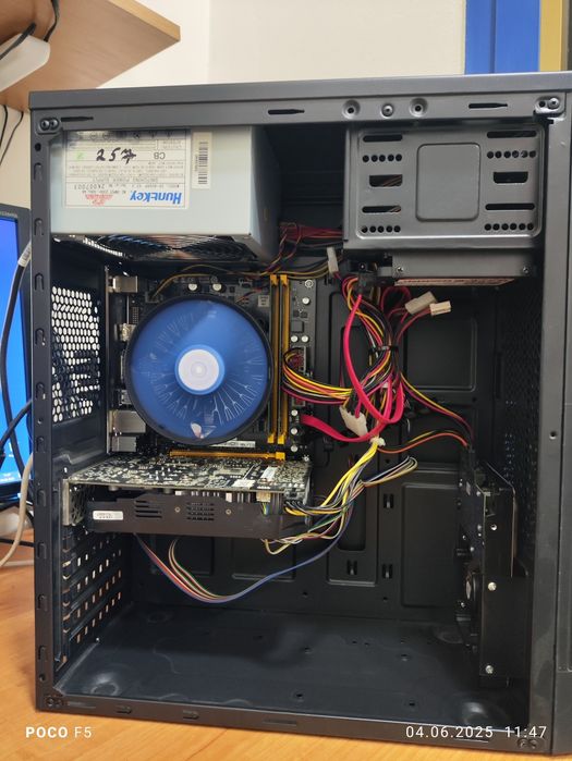 Шустрый игровой компьютер(кейс) DDR4,8gb,SSD128,HDD500,GTX1060 аналог