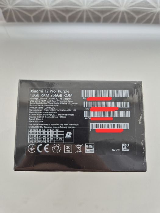 Новый Xiaomi 12 Pro 12/256