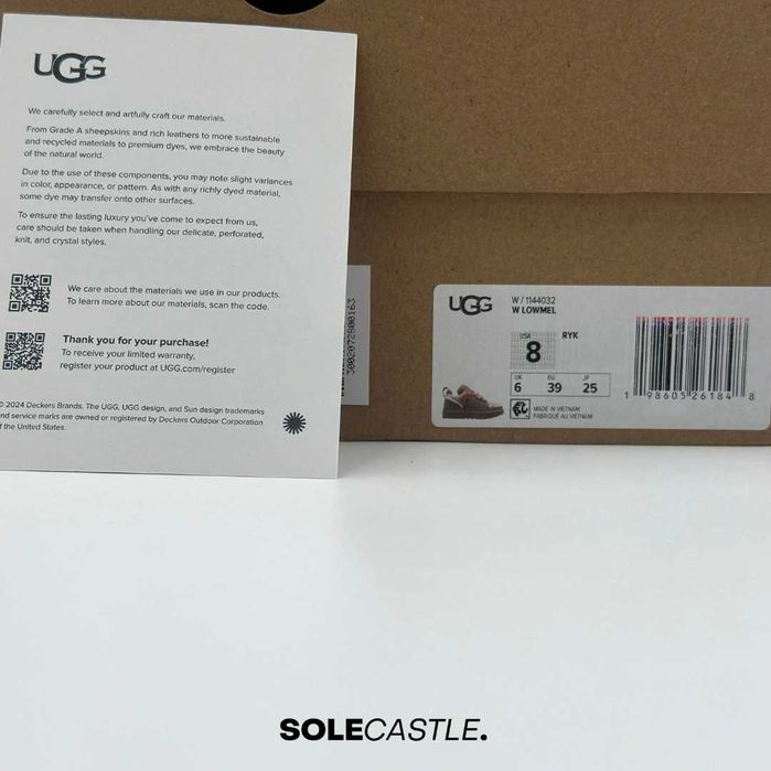 Ghete UGG Lowmel 'Rocky Oak' - 100% Originali