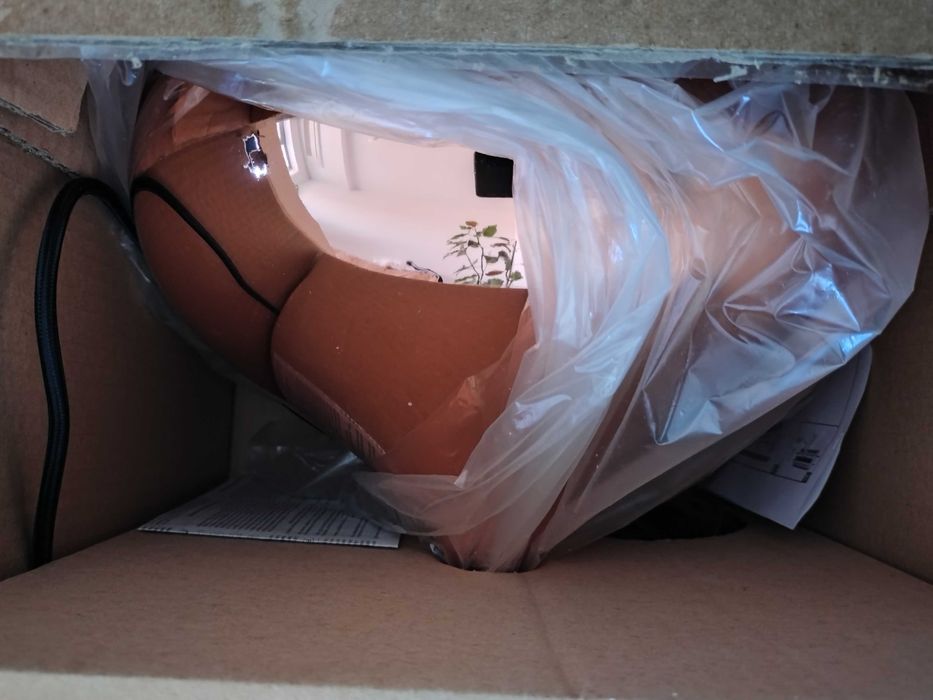 Pendul Lustra de tavan Hapton E27 max. 60W, cupru