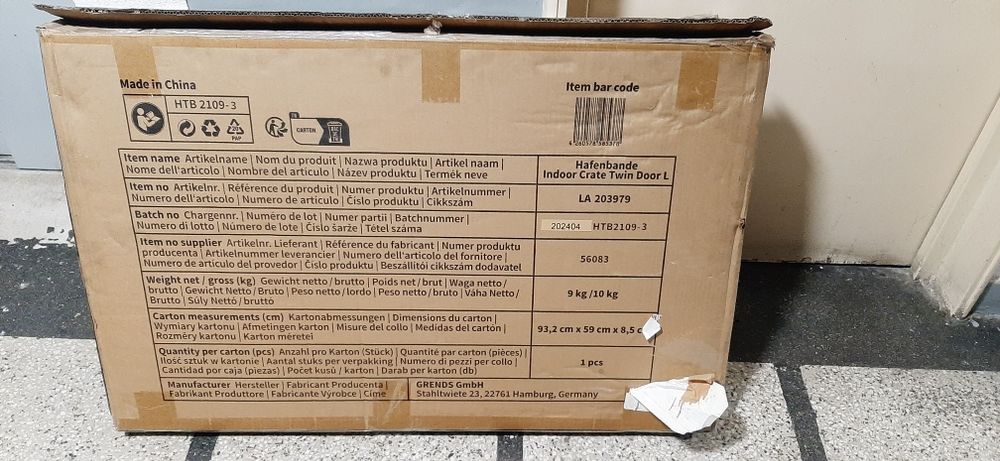 Cusca de câine metalică