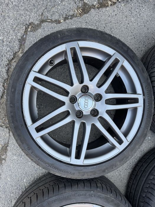 Оригинални Джанти 18" Audi 5х112 с летни гуми 225 40 18 et54