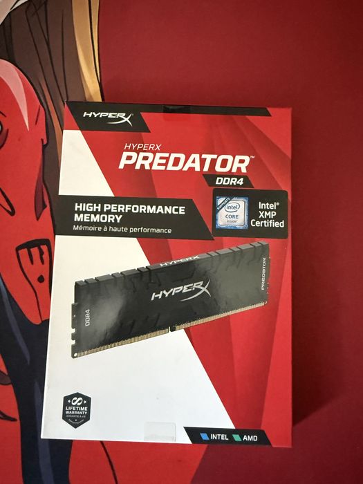 Продам озу hyperx predator 8x2 3333mh