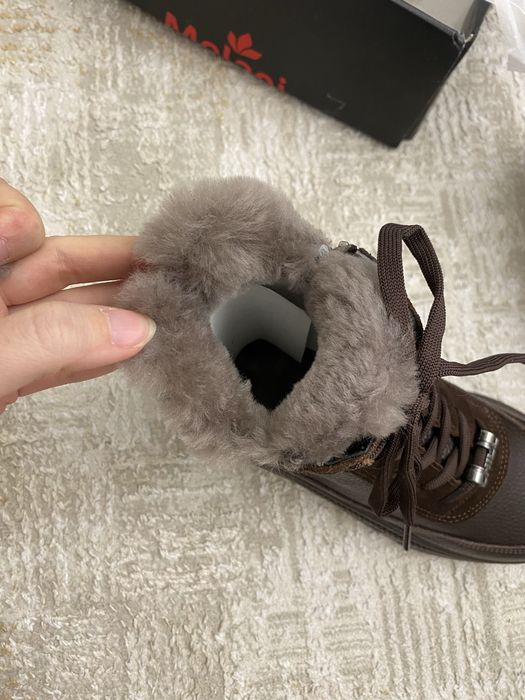 Обувь ботинки коричневого цвета