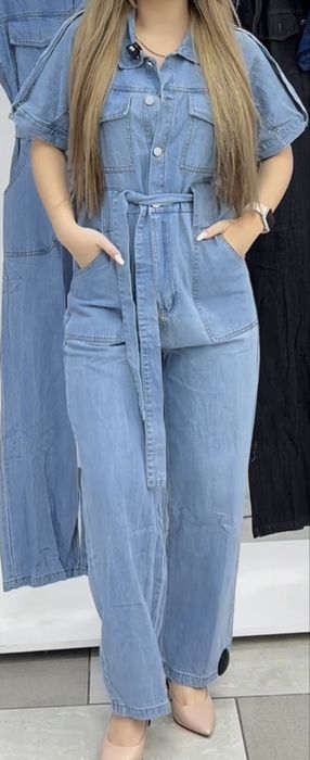 Джинсовый комбинизон, новый