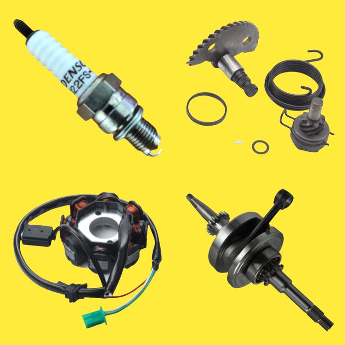 Запчасти скутер мопед Алматы