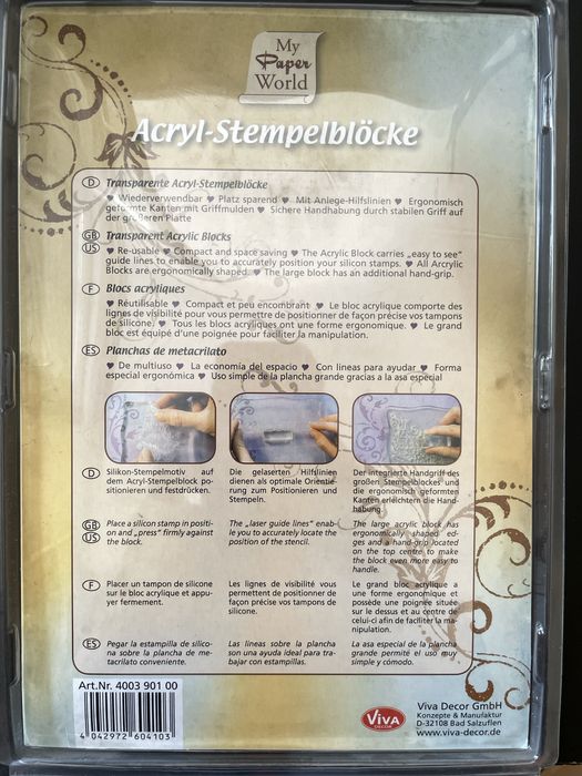 VIVA DECOR
Комплект 3 броя прозрачни акрилни блока