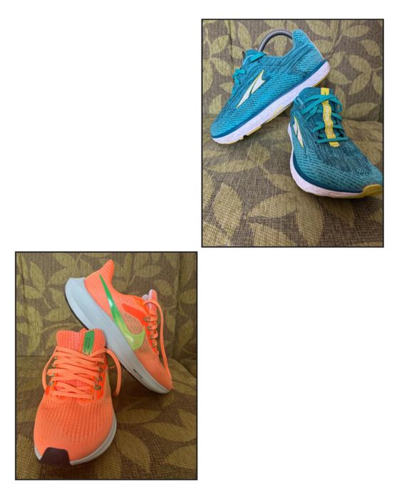 Дамски маратонки Nike pegasus 39 и Altra escalante