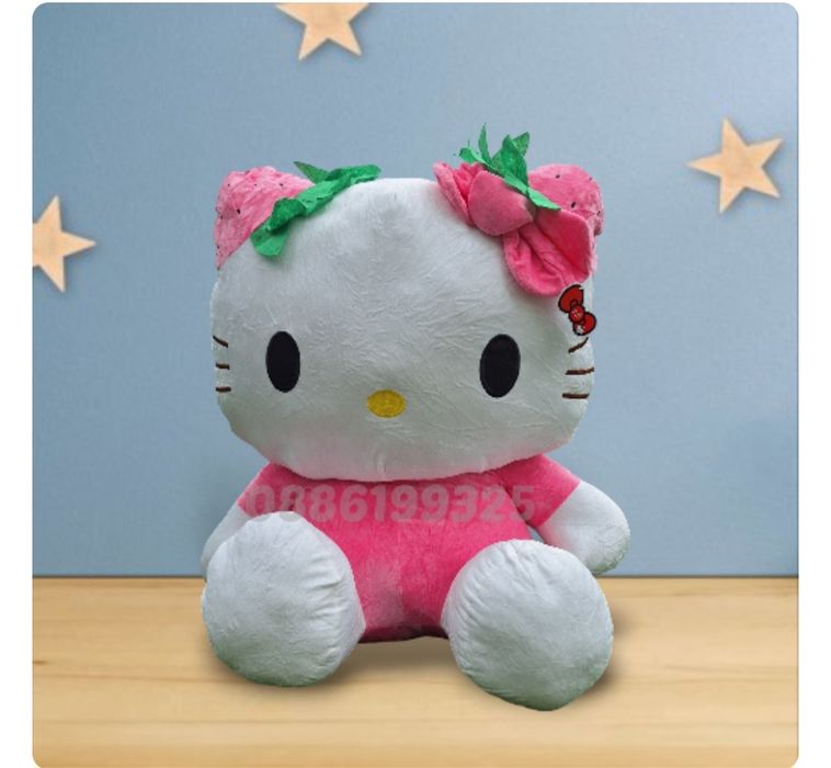 Плюшена играчка Hello Kitty 120см Плюшено коте Кити