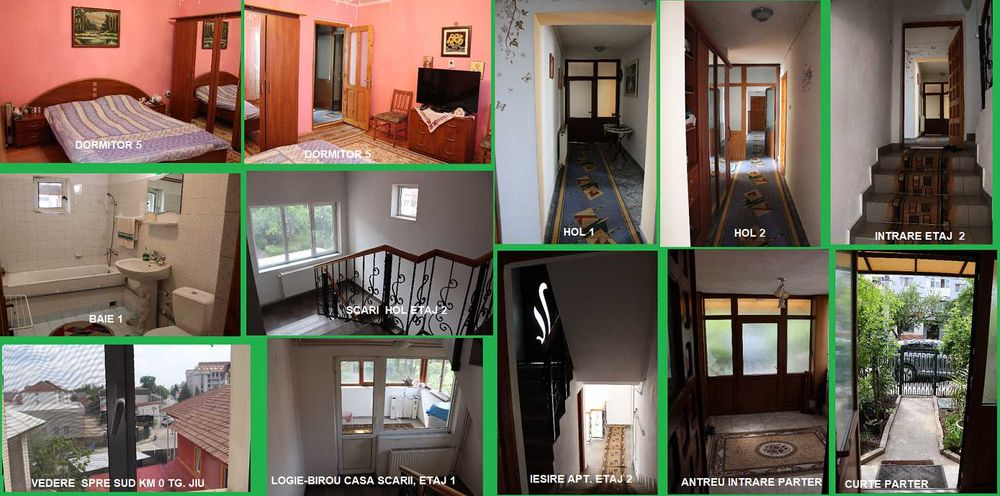 Apartament 270 mp in vilǎ, centru Tȃrgu Jiu. Pretabil si firma