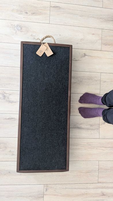 Rampă pentru câini din lemn masiv