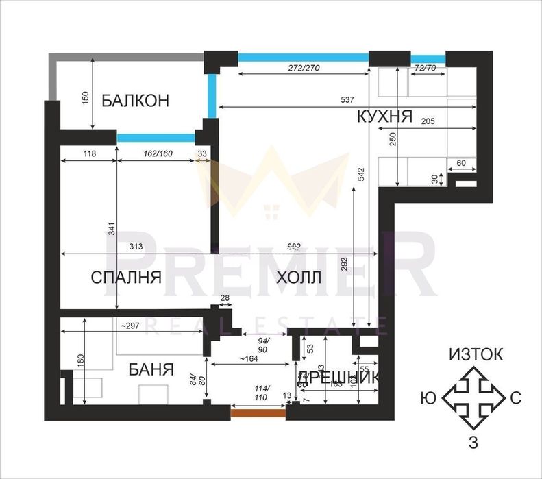 Продава се Двустаен апартамент в Бургас, Сарафово - 56 кв.м за 910 €/кв.м - Снимка #11